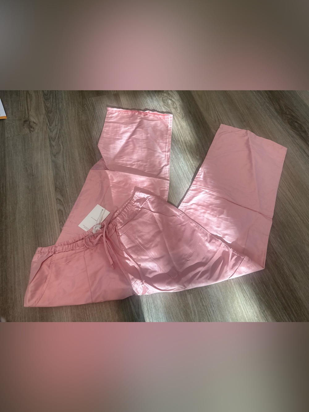 Donni The Silk Taffeta Cargo Pant